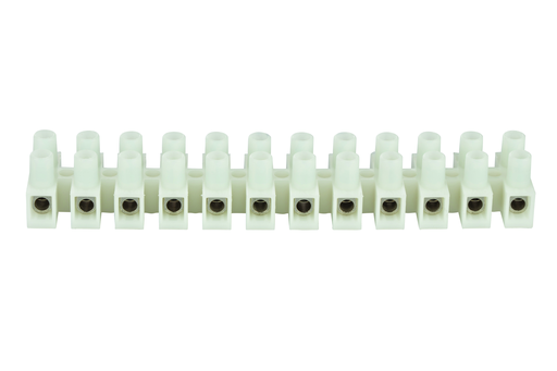 Product image for NSI ITB 30-12 30 Amp 22 to 10 AWG Nylon 66 12-Circuit Insulated Terminal Block