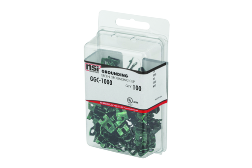 Product image for NSI GGC-1000 Green Grounding Clip