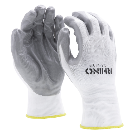 Product image for NSI GLV-100XL 13GA WHT NYL SHL GRY