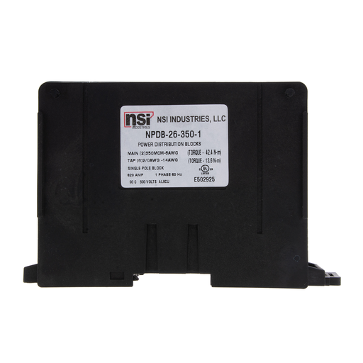 Product image for NSI NPDB-26-350-1 NPDB LINE 2X350-6