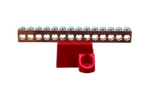 Product image for NSI GBC2-14 Ground Bar CU 14 Circui