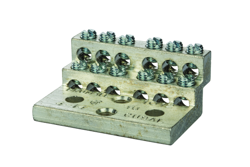 Product image for NSI 1012 Neutral Bar Stacked 12 Cir