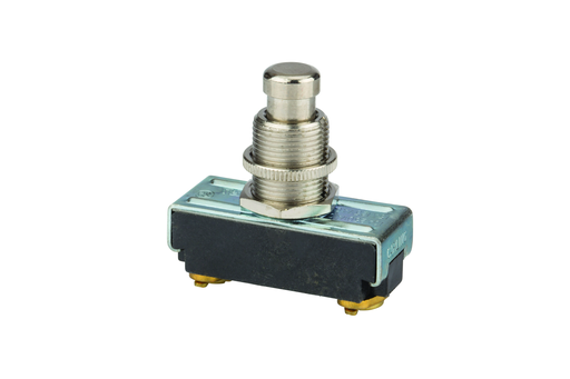 NSI 76080PS 15 Amp at 125 VAC 10 Amp at 250 VAC Brass/Nickel On SPST NC Momentary Push Button Switch Product image for NSI 76080PS 15 Amp at 125 VAC 10 Amp at 250 VAC Brass/Nickel On SPST NC Momentary Push Button Switch