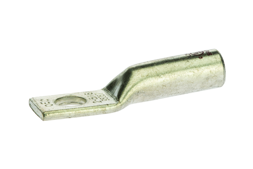 Product image for NSI L256 5/16 Inch 2 AWG Brown Copper Long Barrel 1-Hole Compression Lug