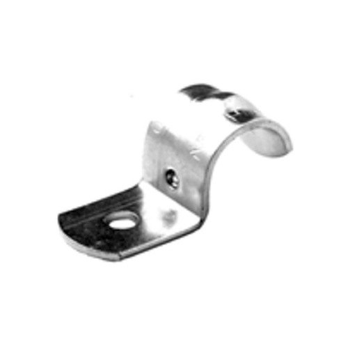 One Hole Rigid Pipe Strap 1/2", Zinc Plated Steel