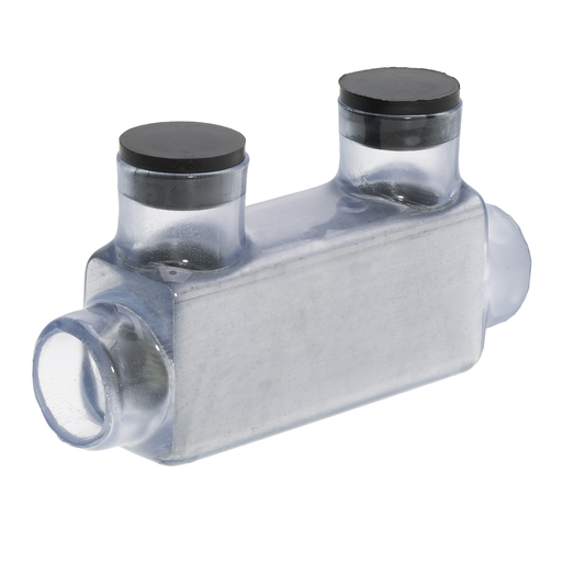 Mayer-DDS-2-Port Clear In-Line Pre-Insulated Connector, 250 MCM-6 AWG-1