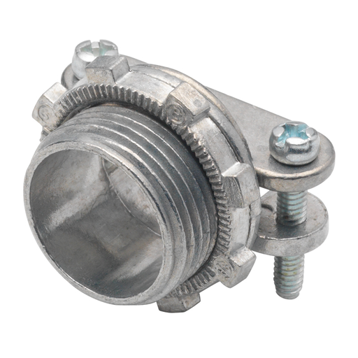 662-DC2 - Connector, Strap, Two Screw, Zinc Die Cast, Round Cable, Size K.O. 1 Inch.