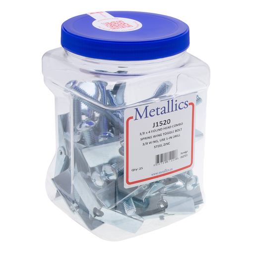 MTG J1502 1/8X3 TOGGLE BOLT COMBO