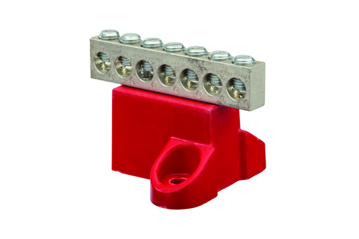Product image for NSI GBA2-7 Ground Bar AL 10 Circuit