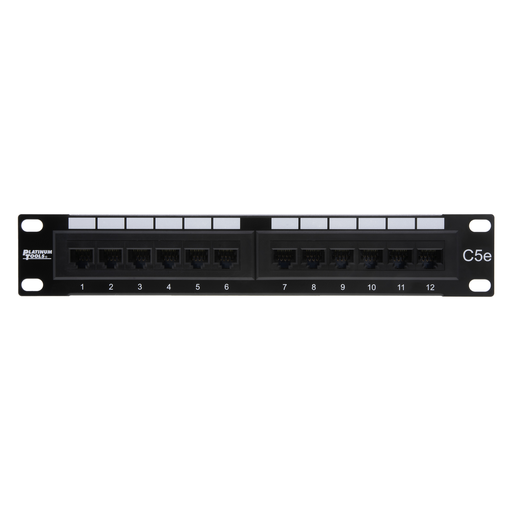 Product image for PLATINUM 650-12C5 Patch Panel 12 Po