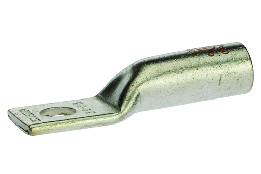 Product image for NSI L3038 3/8 Inch 3/0 AWG Orange Copper Long Barrel 1-Hole Compression Lug