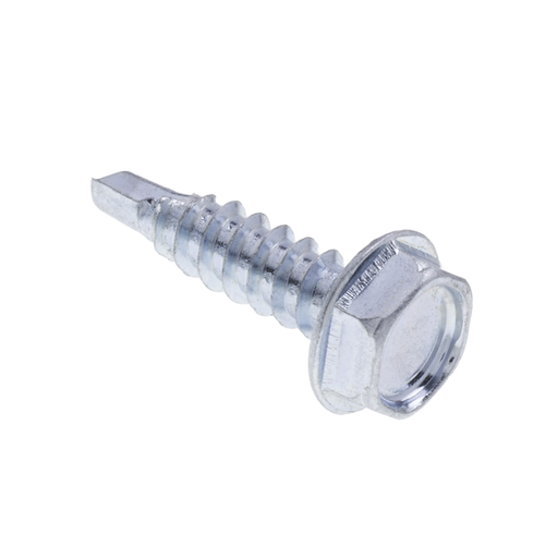 JTEKD6 - 10 x 3/4 in. 5/16 Indented Hex Head Self-Drilling & Tapping Screws with Washer - #2 Drill Point - Steel Zinc - 100qty