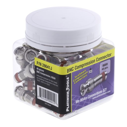 Product image for PLATINUM 28041J BNC RG59 Compressio