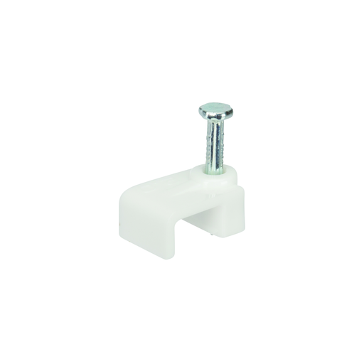 Product image for NSI PNC-335W Poly Nail Clip White .