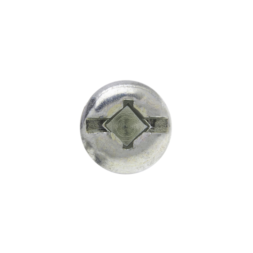JTRM87 - Tri-Drive Machine Screw, Steel material, #8-32 Size, 1-1/4 in. length, Round head, Zinc Chromate finish, Slotted/Phillips/Square drive type, 100 per pack, including a(n) Square Drive Bit