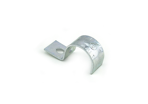 922-S - One Hole EMT Pipe Strap 1", Zinc Plated Steel