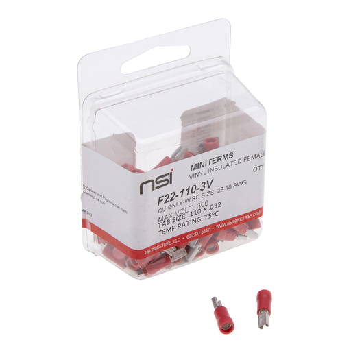 Product image for NSI F22-110-3V 22-18 Female Disc 10