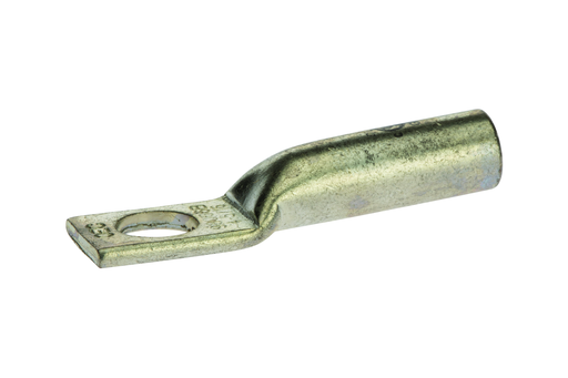 Product image for NSI L456 5/16 Inch 4 AWG Gray Copper Long Barrel 1-Hole Compression Lug