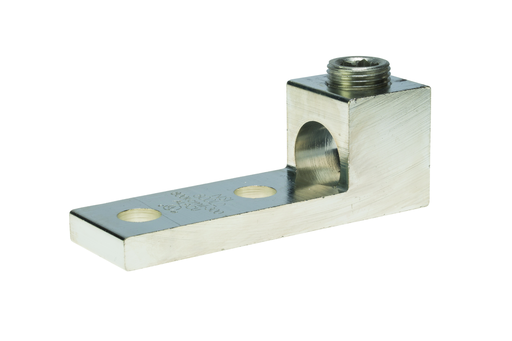 Product image for NSI 800L2 9/16 Inch 300 to 800 MCM Aluminum 1-Port 2-Hole Panelboard Lug