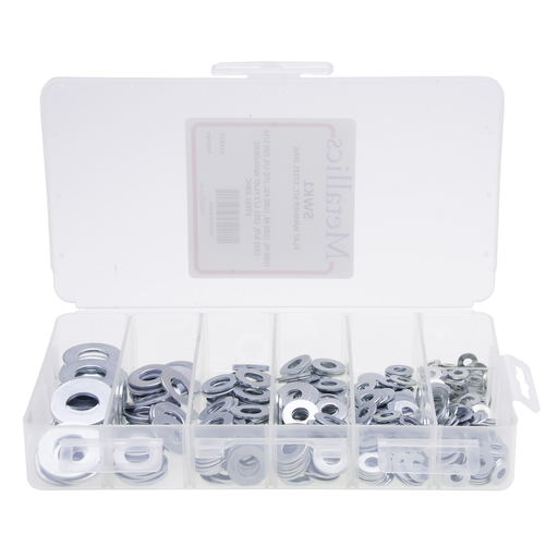 Washer Kit 485-Pc Flat St-zn (Trey 485)