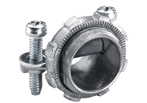 650-DC2 - Connector, Strap, Two Screw, Zinc Die Cast, Oval Cable, Size K.O. 1/2 Inch