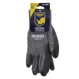 NSI GLV-400XL 13GA GREY HPPE SHELL, ANSI CUT LEVEL A2, ISO CUT LEVEL B, BLACK PU PALM COATING, SIZE EX-LARGE