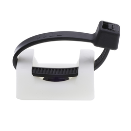 Product image for NSI SM-3 0.236 Inch Nylon 66 Natural Saddle Cable Tie Mount