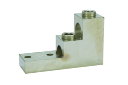 NSI 800T-2 3/8 Inch 300 to 800 MCM Tinned Aluminum 2-Conductor Stacked Lug