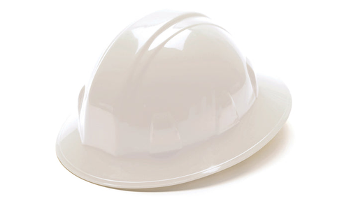 WHITE HARD HAT