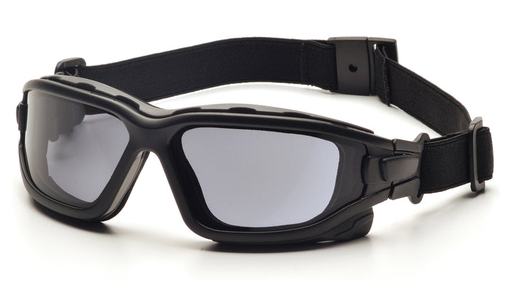 Pyramex Safety - I-Force - Black Strap-Temples/Gray Anti-Fog Lens