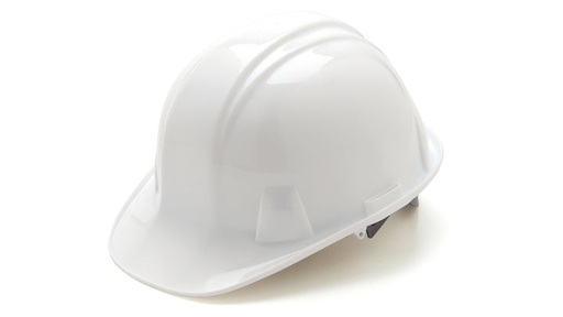 WHITE HARD HAT