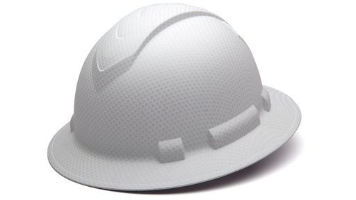WHITE FULL BRIM GRAPHITE PATTERN