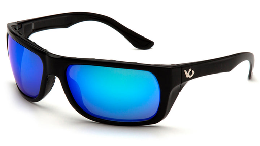 BLACK FRAME ICE BLUE MIRROR LENS