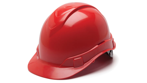 RED HARD HAT