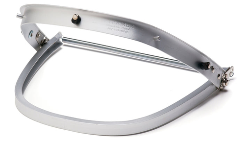 SILVER FACESHIELD HEADGEAR