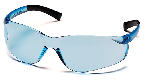 GLASSES, SAFETY ZTEK BLUE