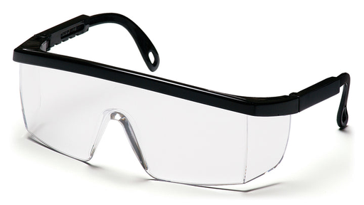 INTEGRA BLACK CLEAR GLASSES