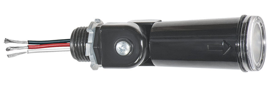 Product image for RAB PCS900 120V 900W Pencil Type Swivel Photocell - Black