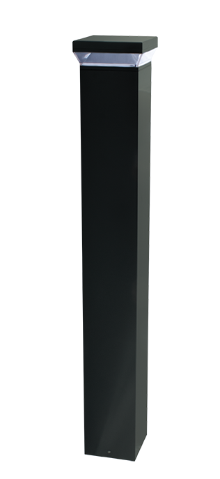 Product image for Rab Lighting BLED24N - 42" 24W LED Bollard Square Head 4000K - 2,815 Lumens 72 CRI 120-277V - Bronze Finish