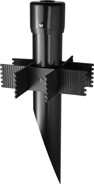Mayer-DDS-LANDSCAPE MIGHTY POST 19 INCHES 3 INCHES DIAMETER BLACK-1