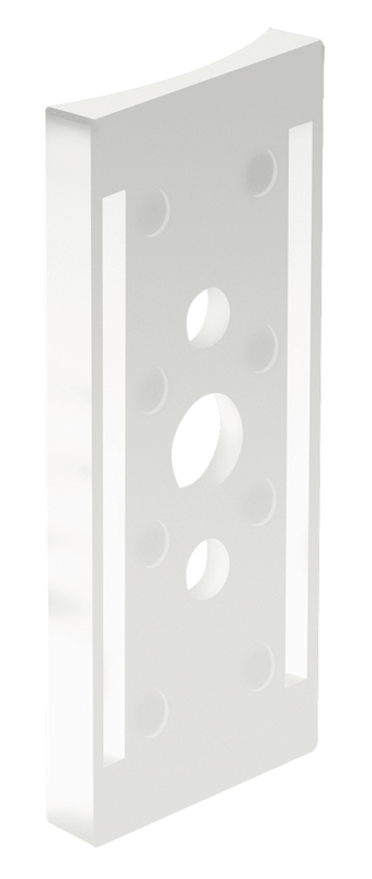 Product image for RAB RPA6W ADPT 6" RND WH POLE AL