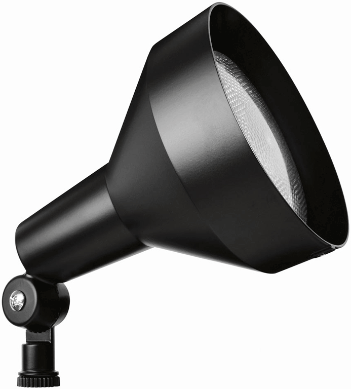 Product image for RAB H101B 150 W 5-5/8 x 7 Inch Black Die-Cast Aluminum Incandescent Floodlight Fixture