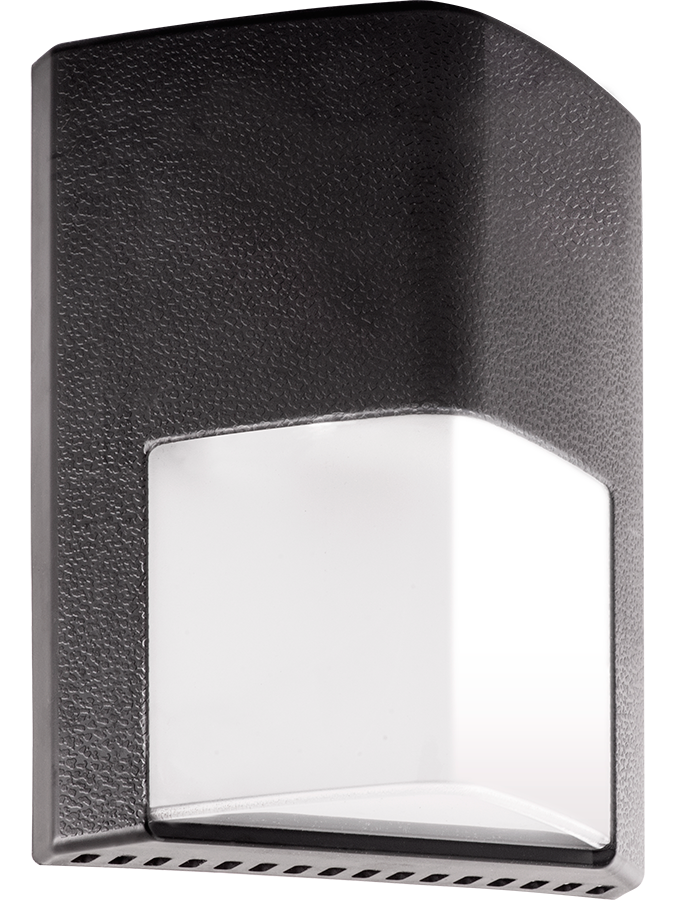 RAB ENTRA12/PC 12 W 120 Volt 6 x 7-3/4 x 3 Inch Cool Bronze LED Wall Pack Product image for RAB ENTRA12/PC 12 W 120 Volt 6 x 7-3/4 x 3 Inch Cool Bronze LED Wall Pack