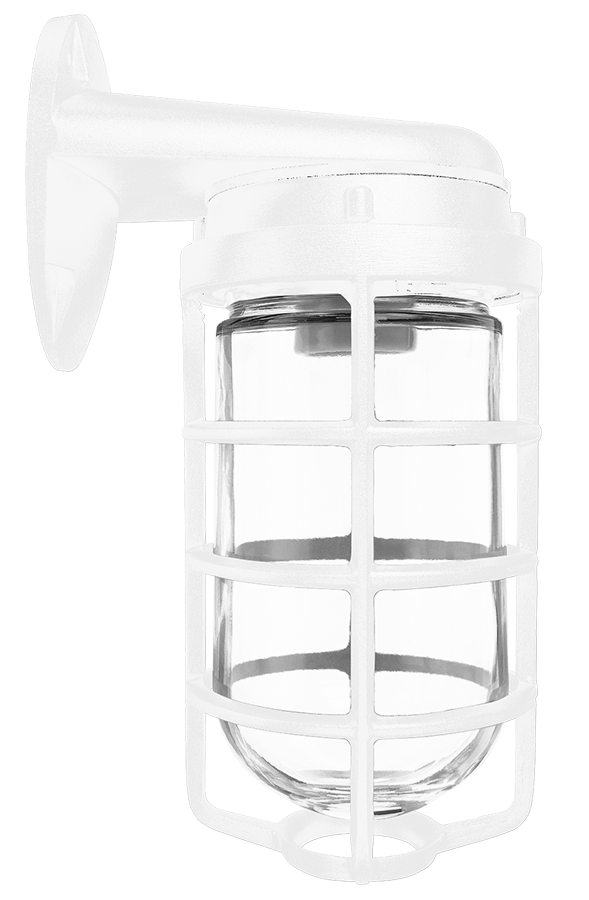 Product image for RAB VBR100DGW VP 100 WALL BKT WH W/