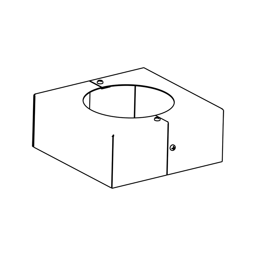 Product image for RAB BASE-RT8 8" RD Taper PL Base CV