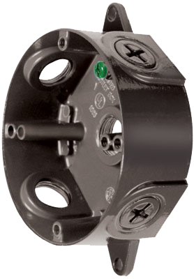 Product image for RAB VXC 4 X1-5/8 Inch Natural Die-Cast Aluminum Round Weatherproof Outlet Box