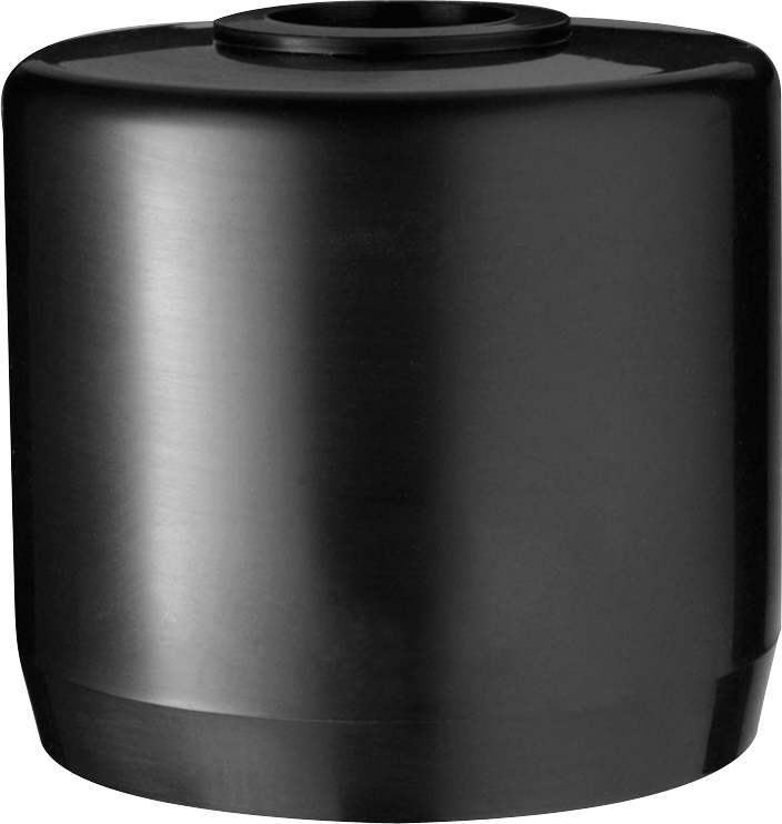 Product image for RAB MCAP3B 2-7/8 x 2-7/8 Inch Black PVC Pipe Cap