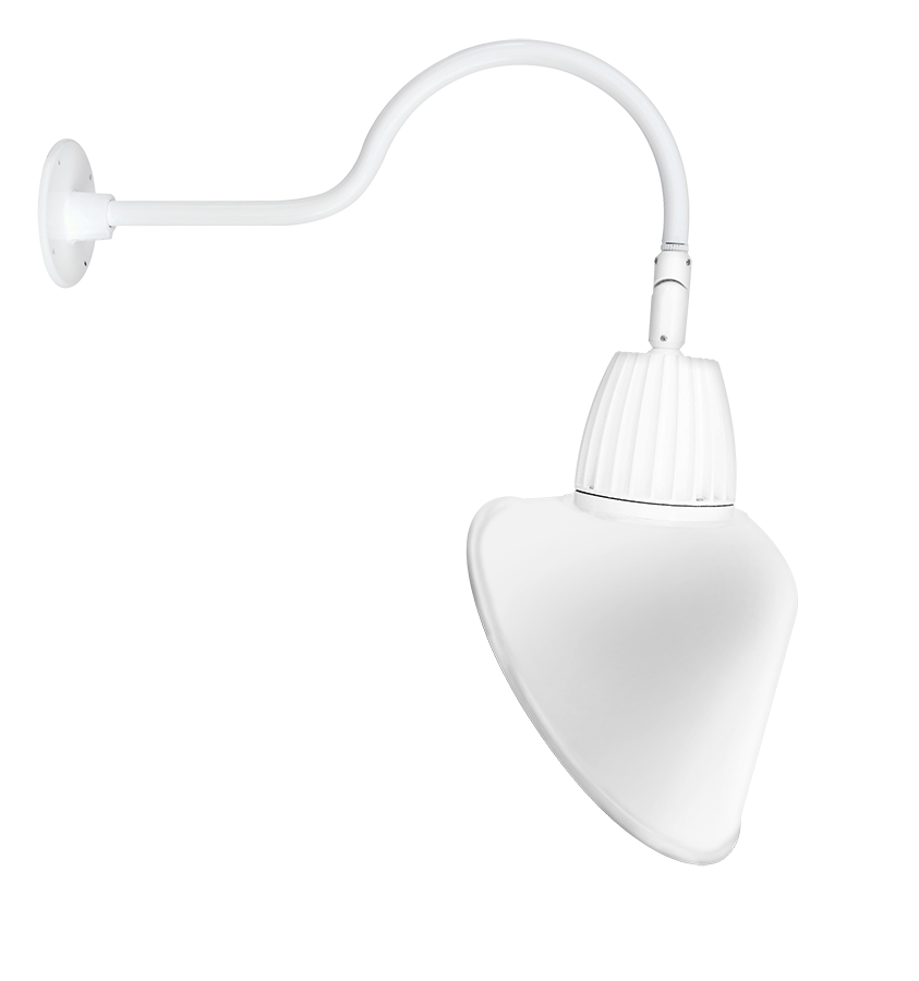 Product image for RAB GN1LED26NACW GOOSE 24" ARM 26W