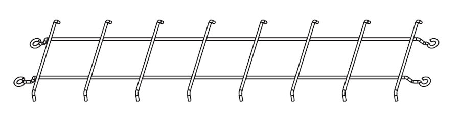 Product image for RAB GDSLIM57W WIRE GUARD SLIMWALL 5