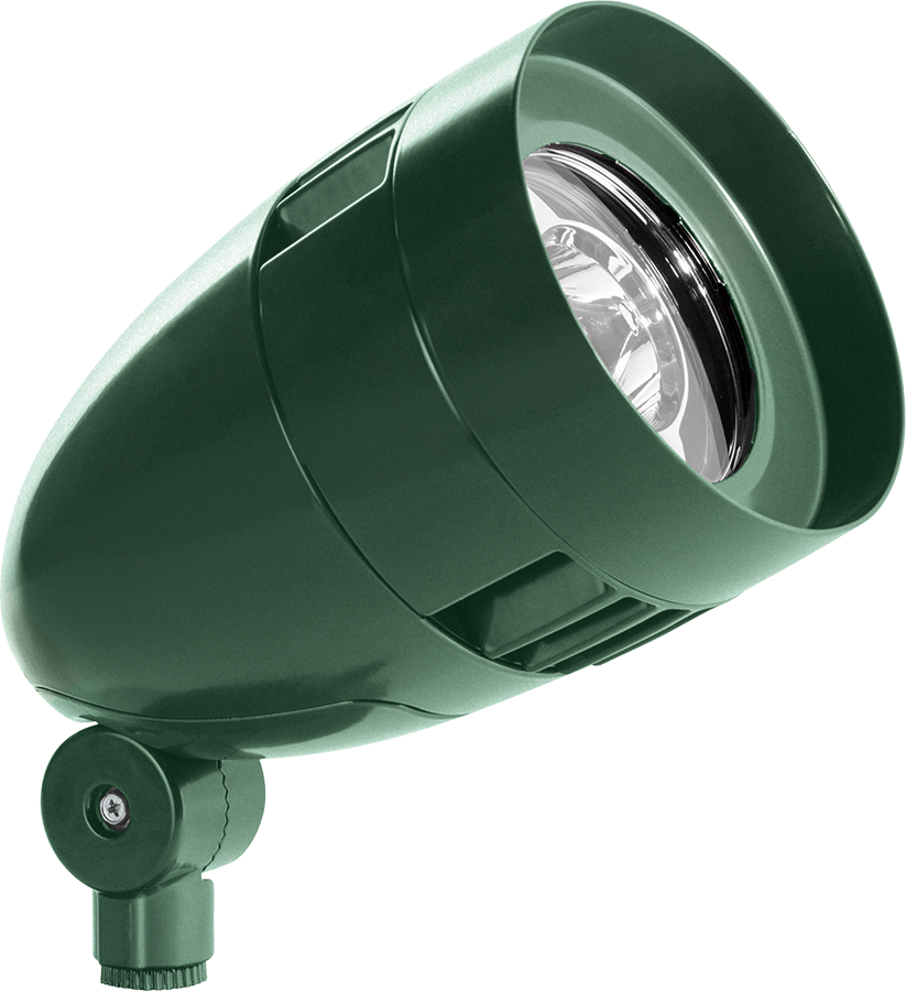 Product image for RAB HBLED13VG 13 W 120/208/240/277 Volt 5-5/8 x 8-1/2 Inch Cool Verde Green Die-Cast Aluminum LED Floodlight Fixture